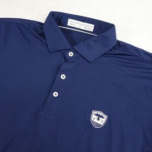 Holderness Bourne Shirt Mens XL Blue Golf Tailored Fit 4 Way Stretch Wicking